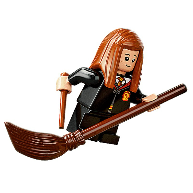 LEGO 樂高 76389  金妮 衛斯理 掃帚 含魔杖 全新品, ( 消失的密室 哈利波特 妙麗 )