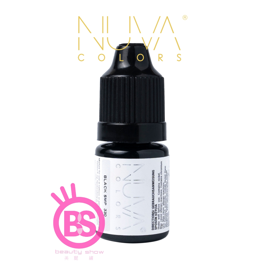 Beauty show美麗繡:色號330 BLACK(0.25oz/7.5ml) NUVA美國專業紋綉色乳