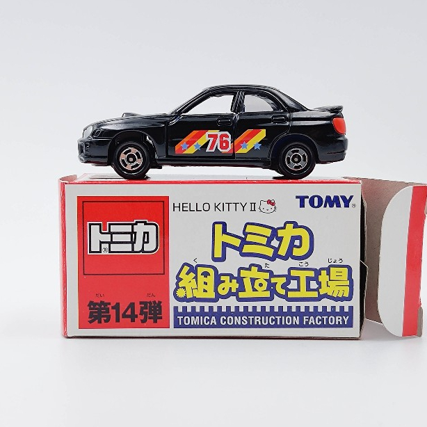 ★豬仔小舖★ Tomica 組立工場 Subaru Impreza WRX Hello Kitty II