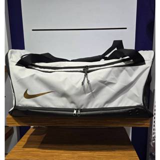 【清大億鴻】Nike Hoops Elite 帆布包 訓練包 裝備袋 旅行包 57 公升 白色196DX9789-100