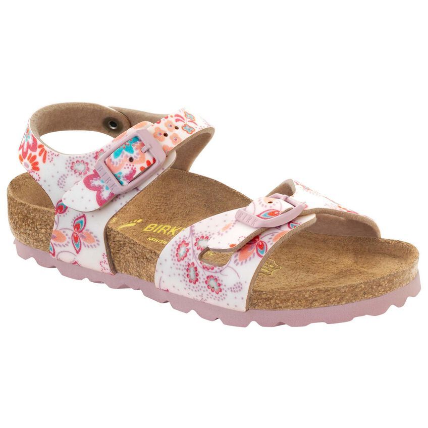 BIRKENSTOCK 勃肯 / Rio Kids / 童鞋 / 白底小花