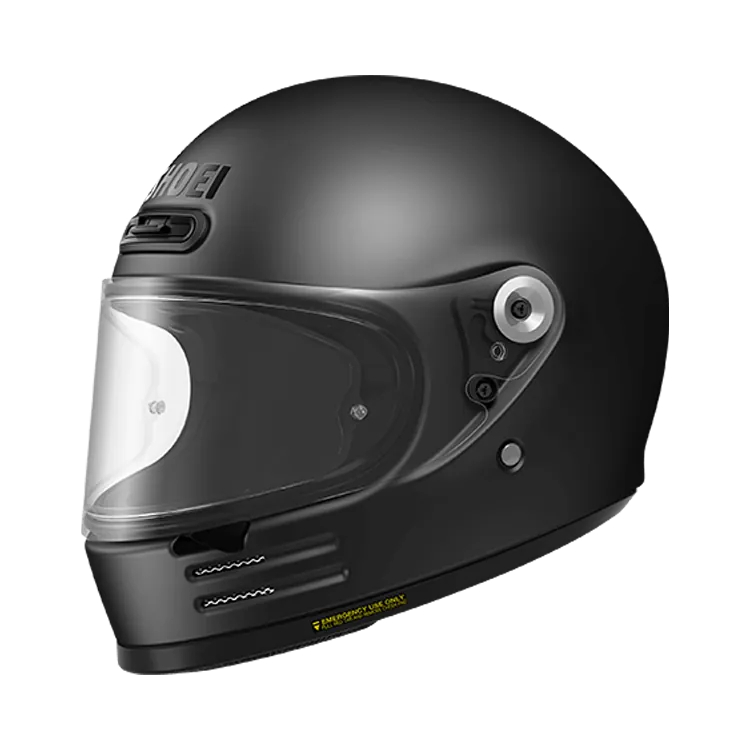 SHOEI GLAMSTER MATTE BLACK 消光黑 素色 樂高帽 復古帽 全罩安全帽 安全帽 美式 西皮