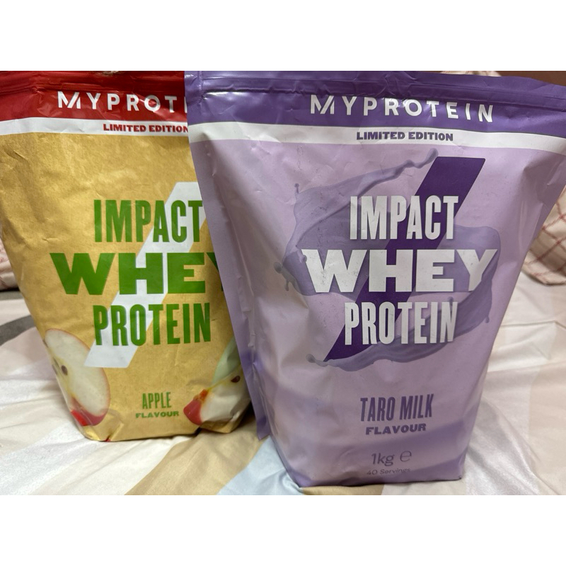 myprotein 蘋果牛奶0.9kg 芋頭牛奶口味0.8kg