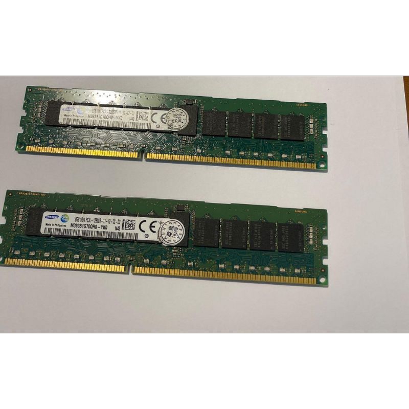 三星 DDR3 8GB 1600Mhz PC3L-12800R 1RX4 PC3L 記憶體 ECC REG