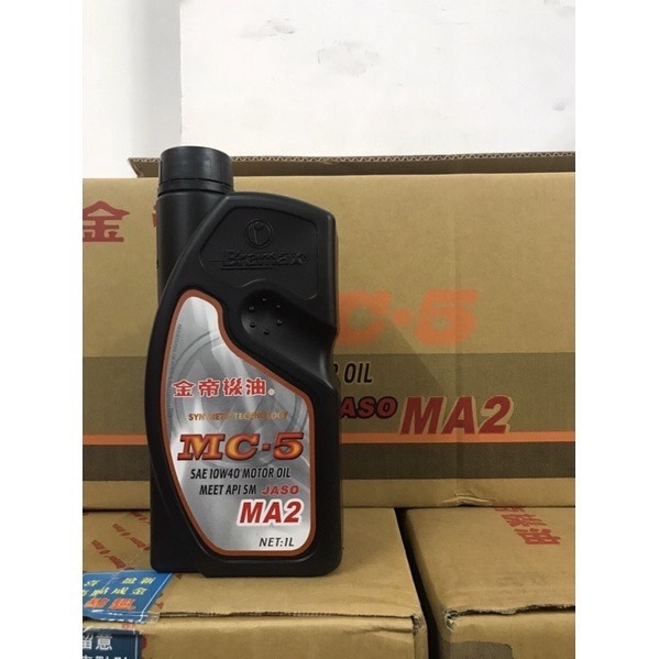 【少年家】Bramax 金帝 機油 MC-5 24罐一箱 宅配$2500 10W40 MC5 MA2 檔車