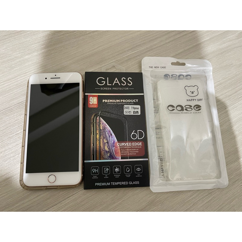 iPhone 8plus 256G 玫瑰金 二手 功能正常 送保護貼手機殼
