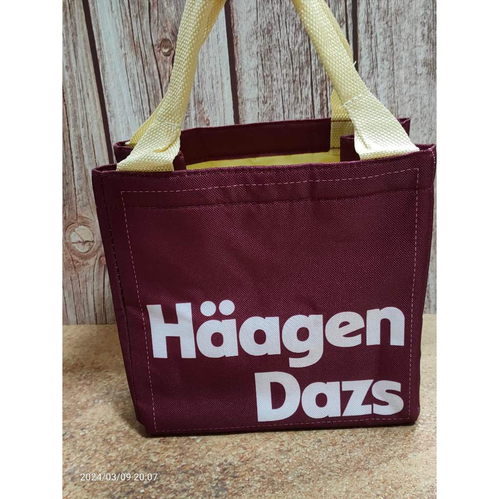 ##喜歡就買## 哈根達斯 保冷袋 束口保冷袋 每個$150