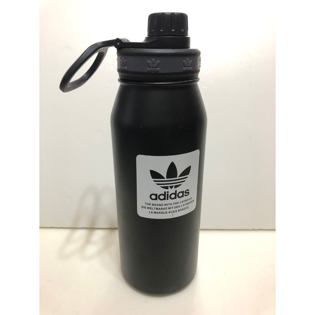 愛迪達Adidas不銹鋼運動水壺/保溫保冷壺1000ml(贈送保護套)