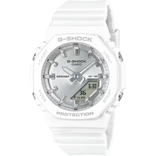 ∣聊聊可議∣CASIO 卡西歐 G-SHOCK 海波粼粼 蒸鍍光澤雙顯手錶 GMA-P2100VA-7A