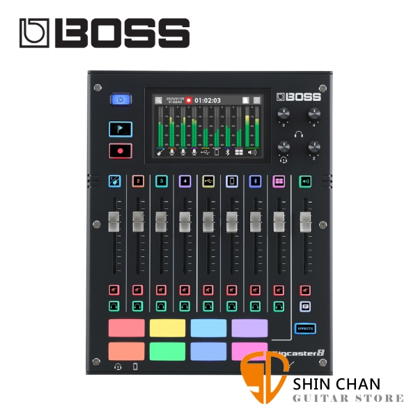 Boss Gigcaster 8 多功能8軌混音器 原廠公司貨 兩年保固【GCS-8】