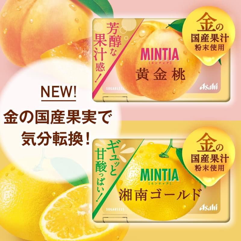 【現貨】日本MINTIA無糖果汁糖果錠