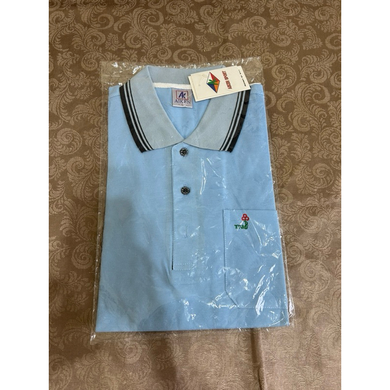 AIKEN男性淺藍短袖polo衫L號原價1080