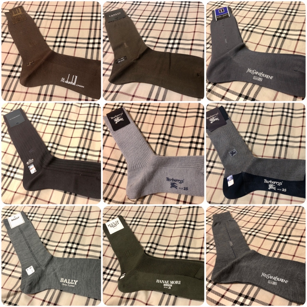 0101名牌 DIOR CELINE ARMANI BURBERRY DUNHILL YSL 襪子 紳士襪 小腿襪 男襪