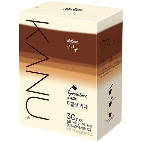 (TT代購)KANU 漸層奶香雙倍濃縮拿鐵咖啡 30入