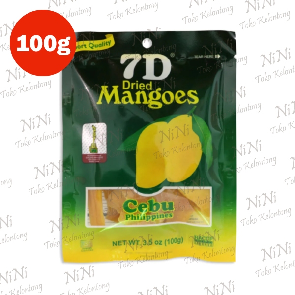 菲律賓 7D Dried Mangoes 芒果乾 100g