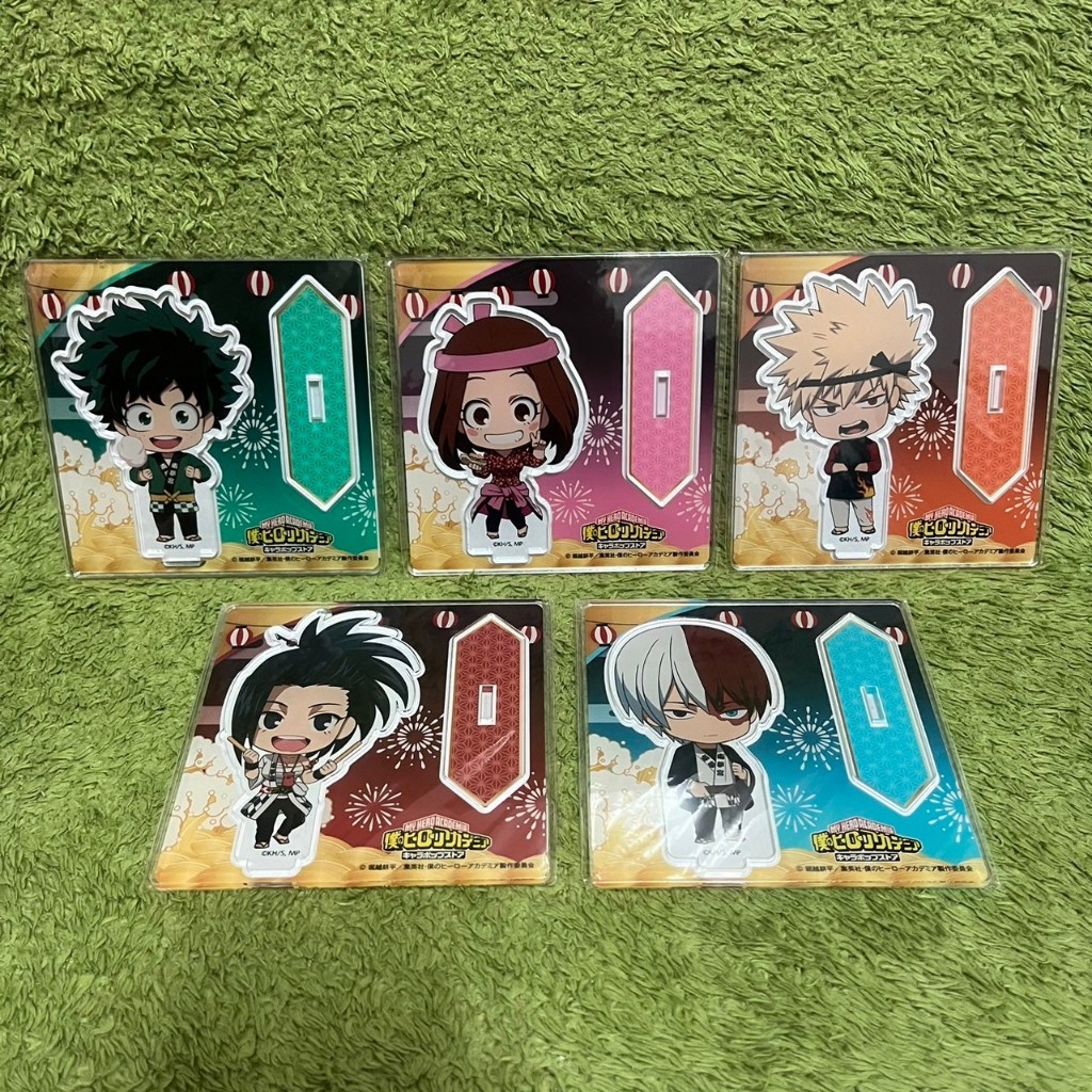 我的英雄學院 立牌 祭典 麗日 麗日御茶子 八百萬 八百萬百 爆豪 爆豪勝己 轟 轟焦凍 綠谷 綠谷出久