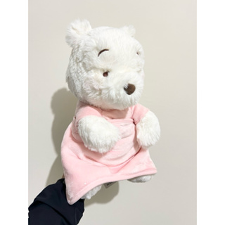 [庭仔日貨] [現貨] 東京 迪士尼商店 睡覺 棉被 粉色披肩 維尼 玩偶 娃娃