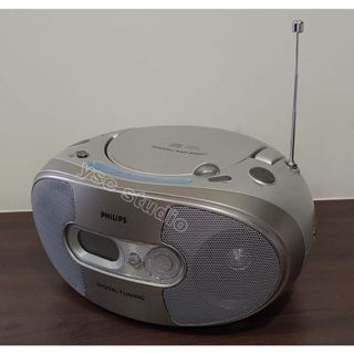 【台灣 現貨】Philips AZ1308 立體聲 手提AM/FM收音機、CD/MP3播放器