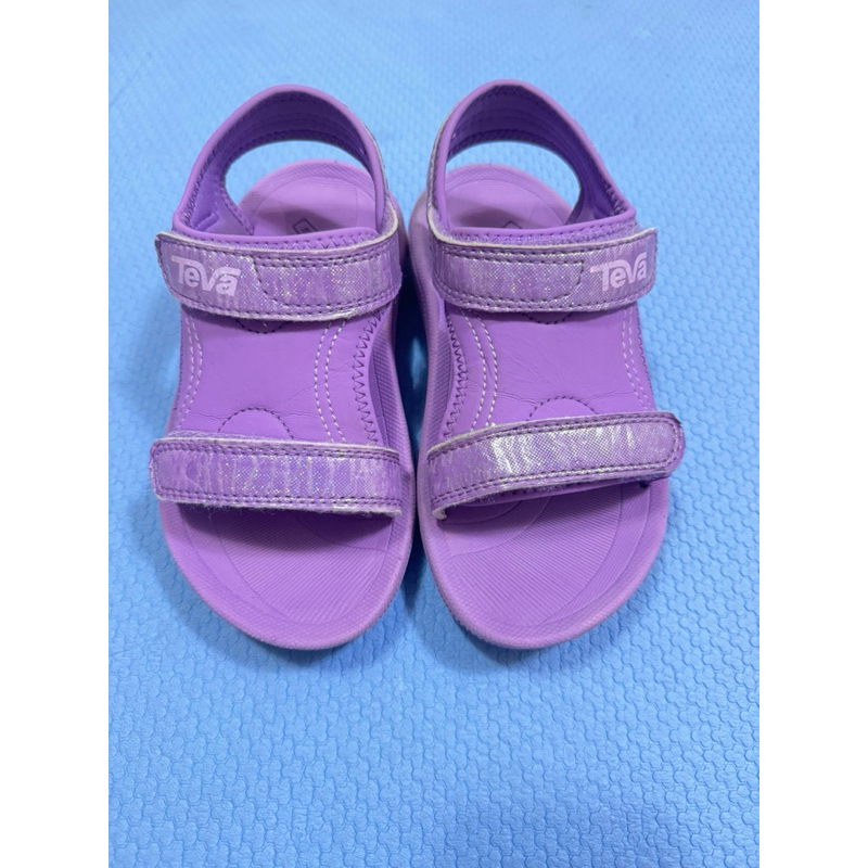 女童 涼鞋 紫色 Teva 19公分