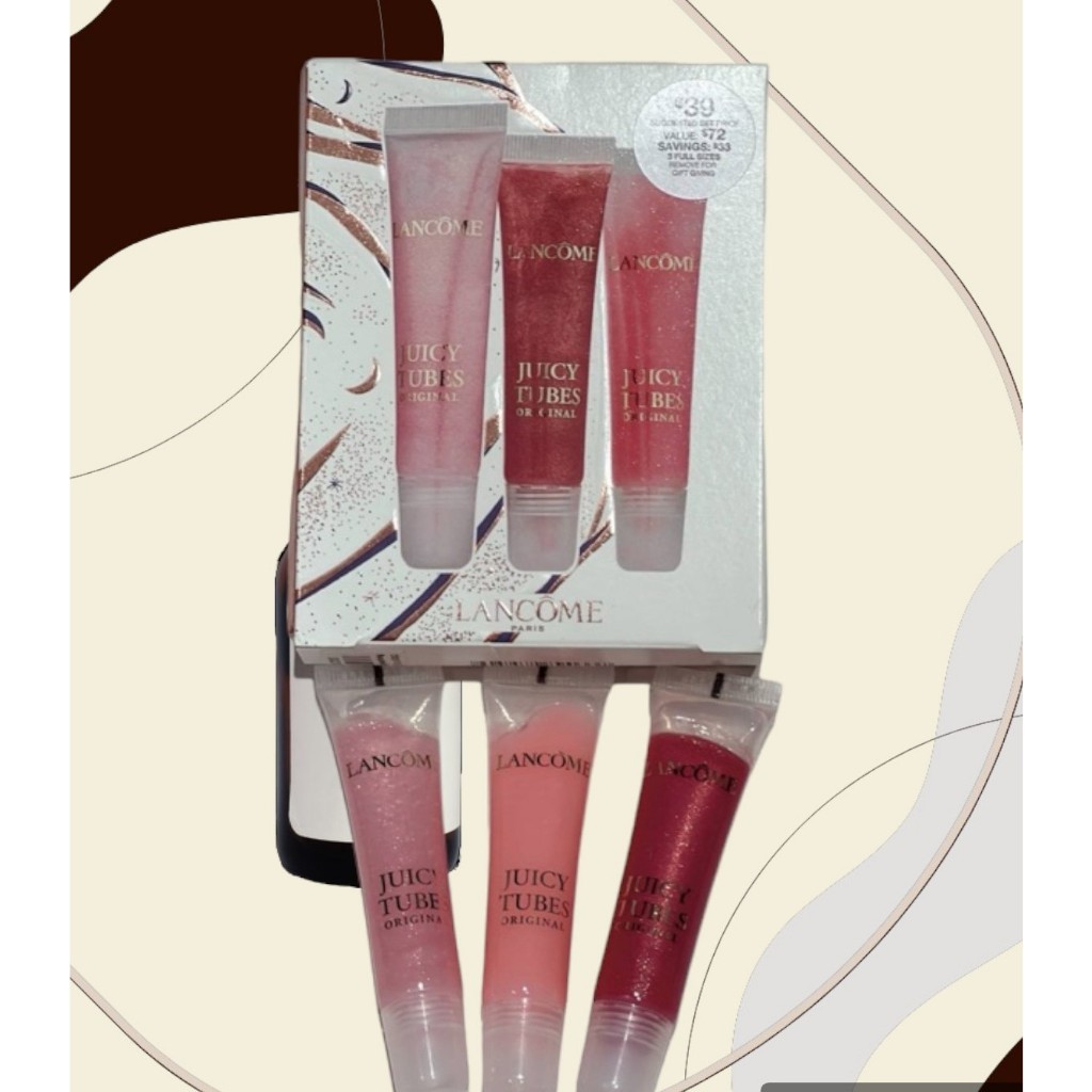 ✨現貨✨ 隔日出貨🚚蘭蔻 Lancome唇蜜三件組