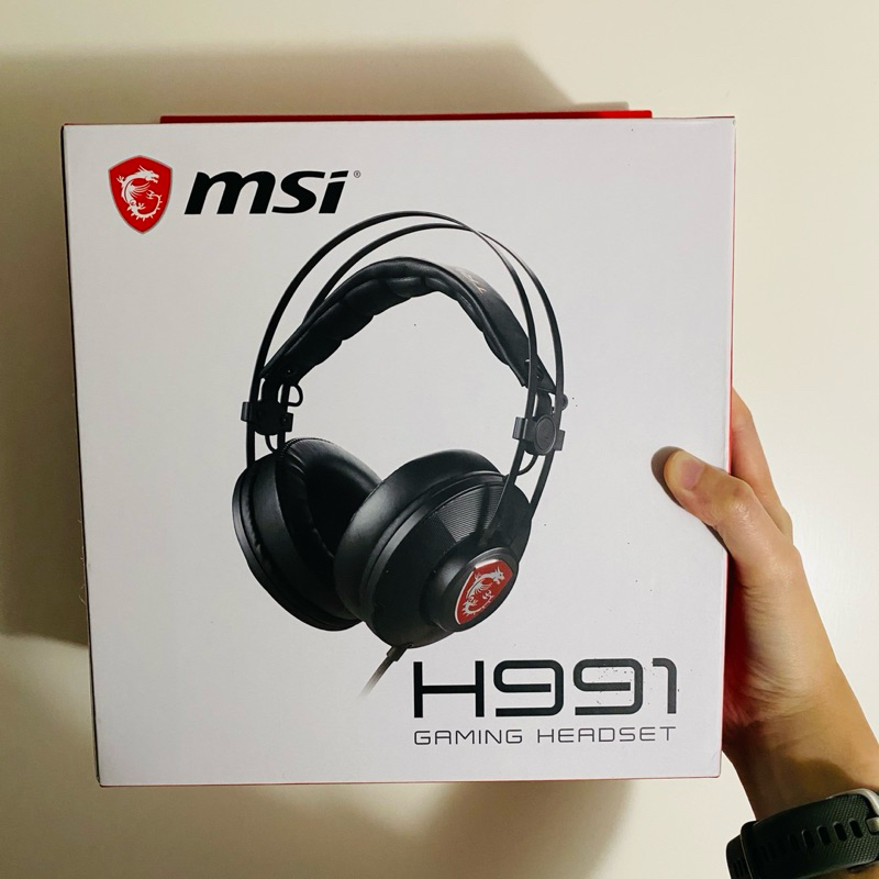 【全新免運】MSI 微星 Gaming Headset H991 電競耳機 耳罩式耳機 耳機