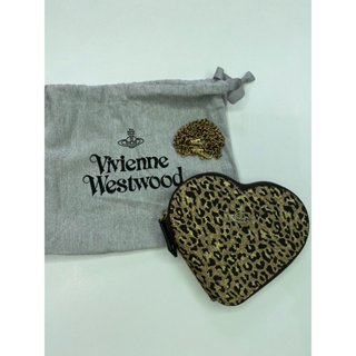 Vivienne Westwood豹紋心型斜背包