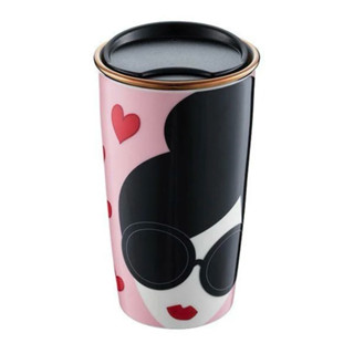 Starbucks 星巴克 x Alice+Olivia 聯名限量商品 2018年 AOHEARTS雙層馬克杯 隨行杯