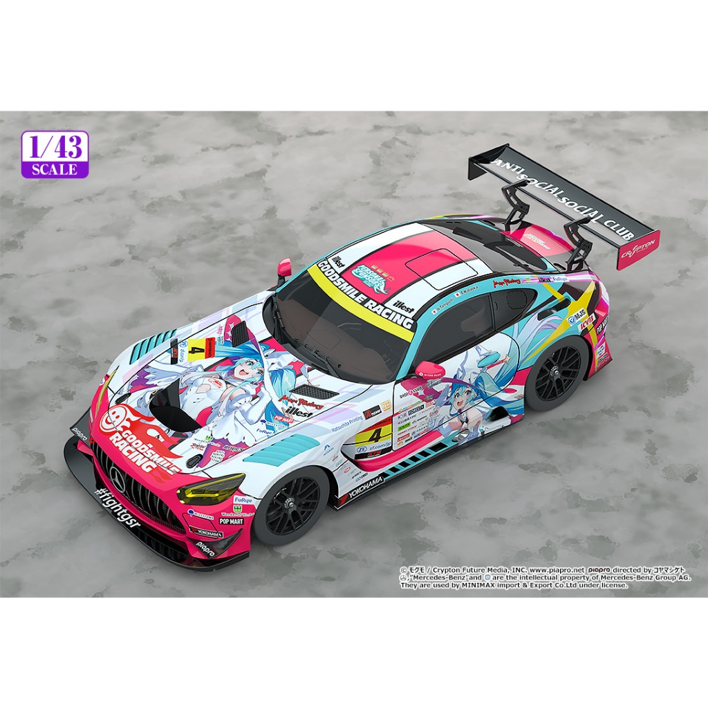 GSC 初音未來GT計畫 1/43 AMG2024 開幕戰 賽車 12月上市【預購5/17止】【GAME休閒館】