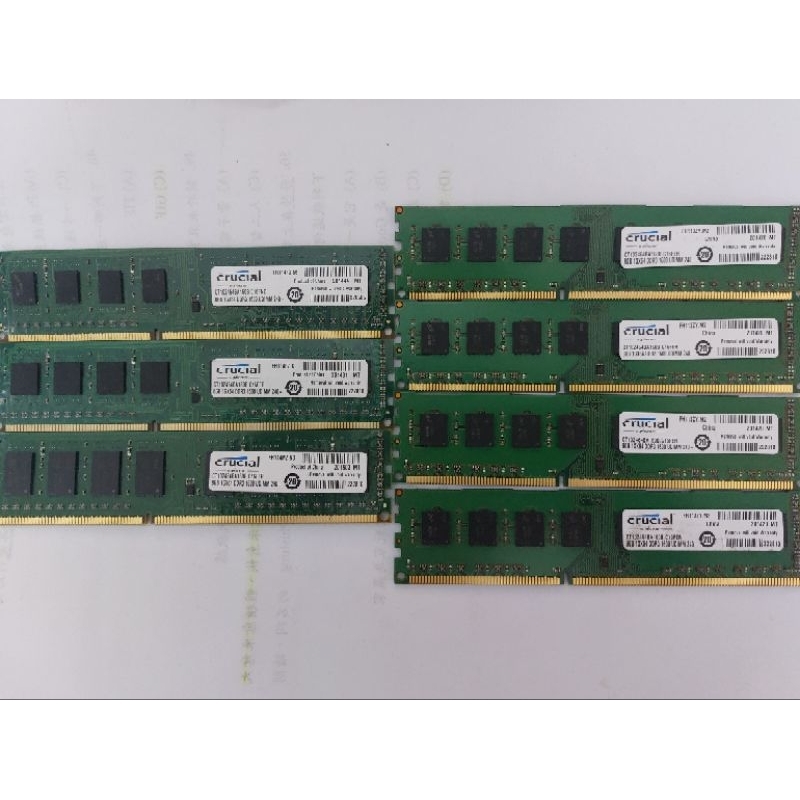 Crucial DDR3 1600 8GB 雙面美光顆粒 穩定性高 相容性佳