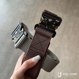 H.YU【現貨┃快速出貨】眼鏡蛇戰術快扣腰帶 金屬快扣 快拆腰帶 戰術腰帶 軍訓 尼龍腰帶 無孔皮帶 多功能皮帶 S腰帶