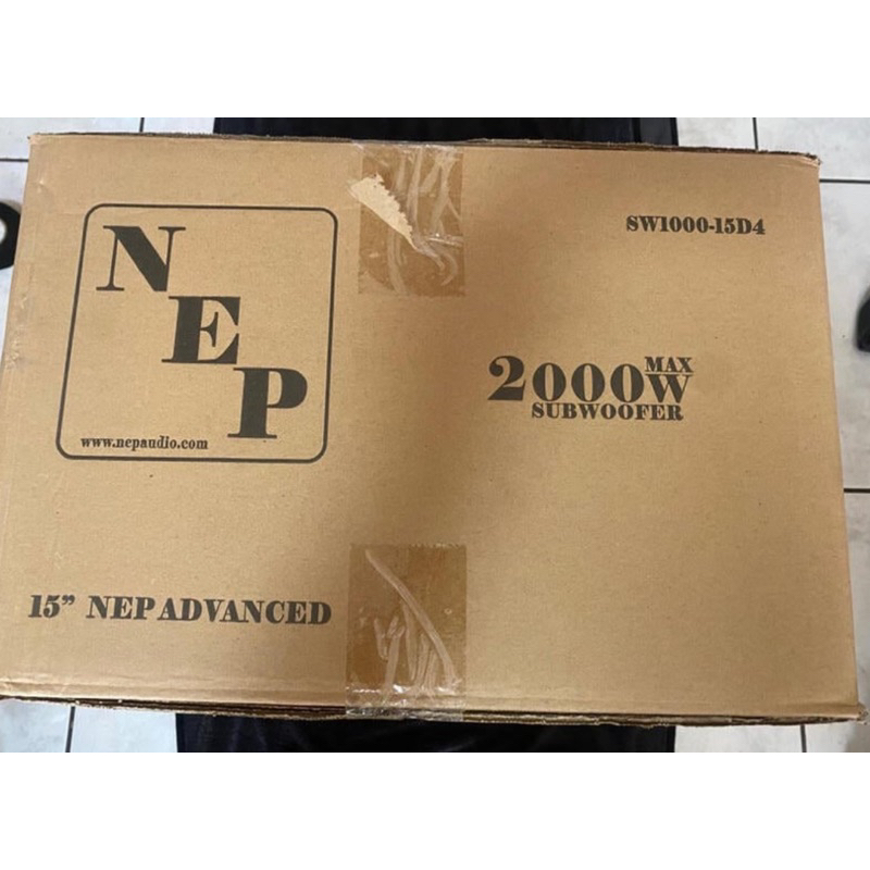 NEP 15吋頂級重低音喇叭鋁盆架雙音圈磁鋼雙彈波2000瓦