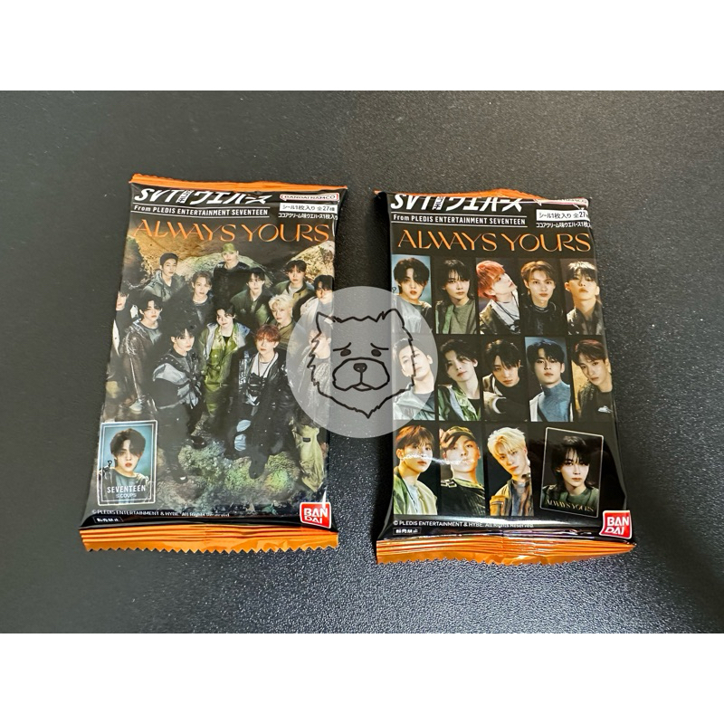 Seventeen 日本盲包 巧克力威化餅 內含貼紙小卡一張 現貨在台