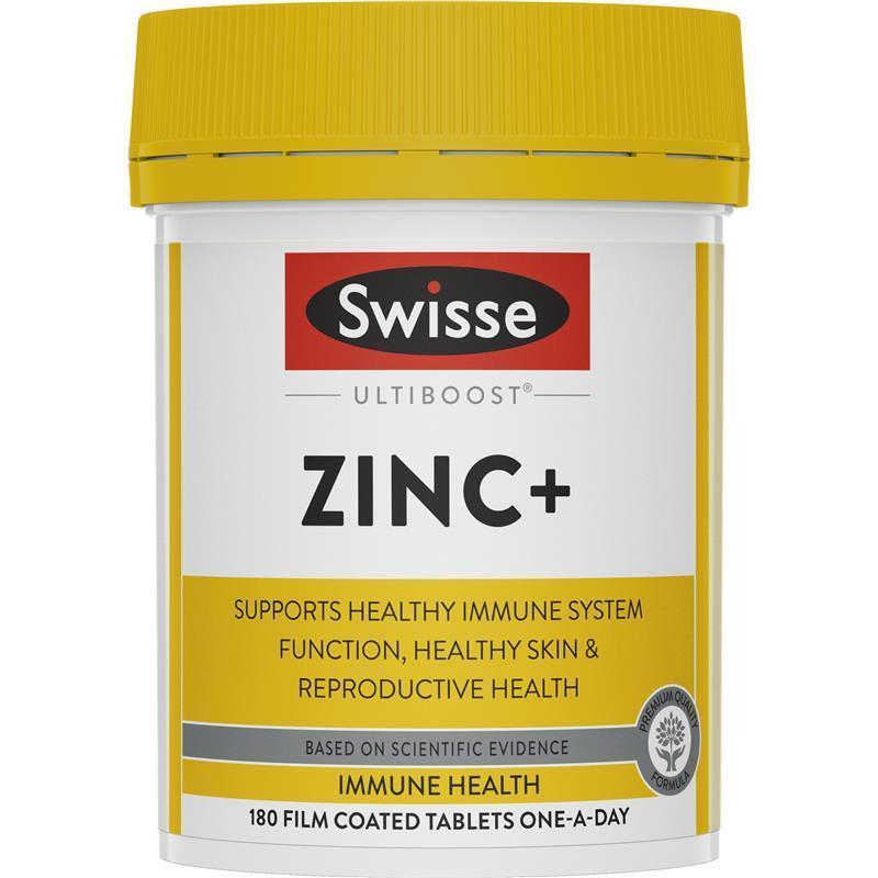 澳洲 Swisse 鋅 Zinc+ 180錠