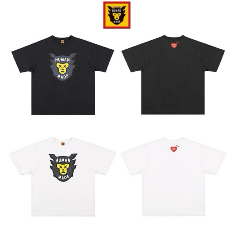正品代購HUMAN MADE x KAWS T-SHIRT 聯名 合作款 短袖T恤 潮流 Nigo 街頭 日本