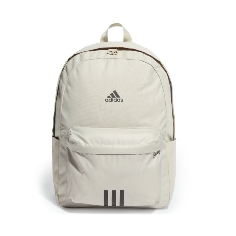 Adidas 愛迪達 全新 後背包 運動包 書包 旅行包 雙肩背包CLSC BOS 3S BP 米色 IR9757
