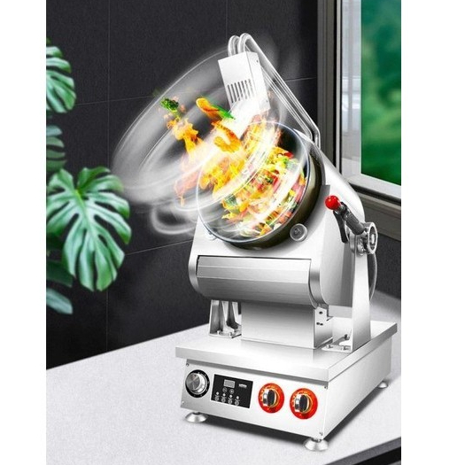 【優品上新】賽米控大型商用炒菜機全自動智能炒飯機器人炒飯機電磁滾筒炒鍋