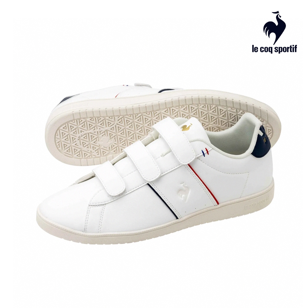 【LE COQ SPORTIF 法國公雞】CHATEAU II BELT網球鞋運動鞋-男女款-白色-LJT73209