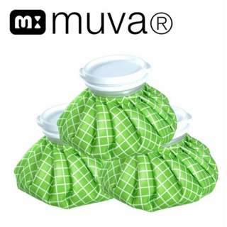 【muva】冰熱雙效水袋(6吋)-綠格MUVA 冰熱雙效水袋 SA3003 冷熱水袋 冰袋 熱水袋 冰熱水袋