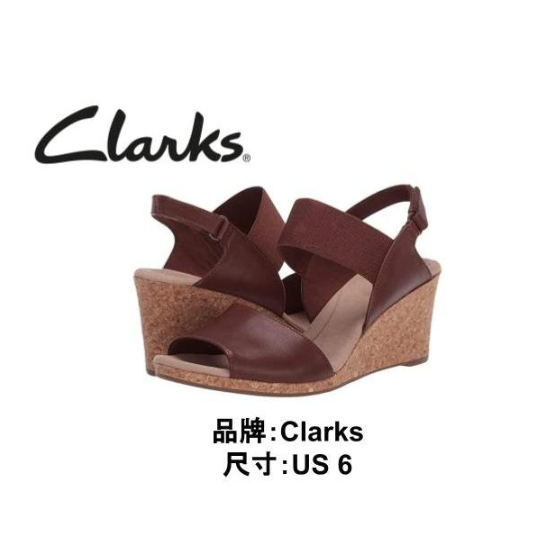 【美國正品】現貨 快速出貨 Clarks 女涼鞋 高跟涼鞋 女高跟涼鞋 好穿 舒適 US6
