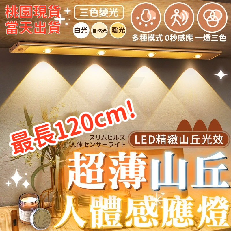 12H出貨⚡貓眼led 磁吸燈 led感應燈 磁吸燈條 櫥櫃燈 超薄感應燈條 小夜燈 USB充電 走廊燈 展示燈 床頭燈