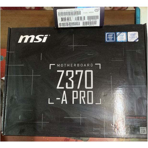 MSI Z370-A PRO + i7 8700K