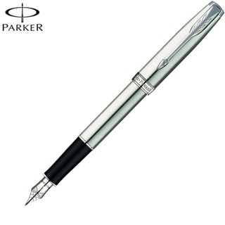 【Penworld】法國製 PARKER派克 卓爾鋼桿白夾鋼筆 P1931510