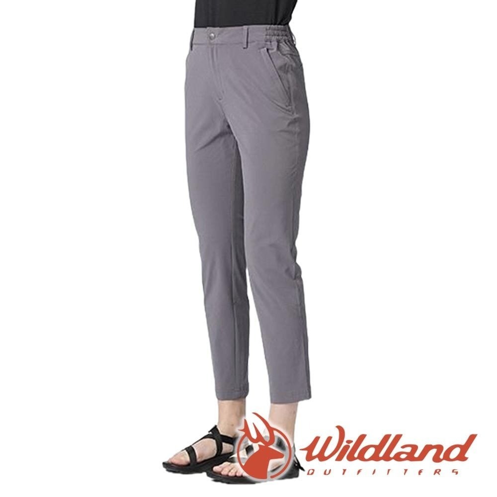 【wildland 荒野】女彈性COOLMAX透氣抗UV機能褲『礦石岩』0B21323
