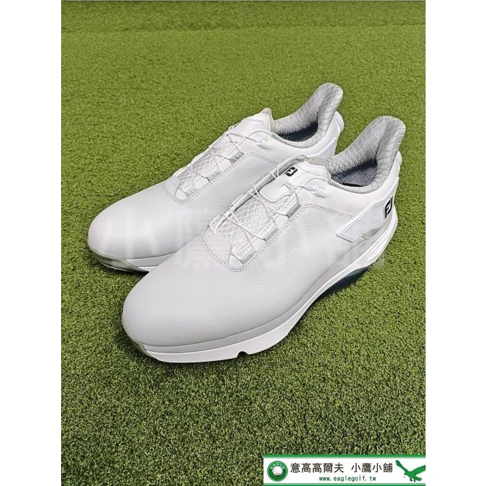 [小鷹小舖] FootJoy Golf FJ 56915 高爾夫球鞋 運動鞋 男仕 無釘 BOA旋鈕系統 真皮鞋款