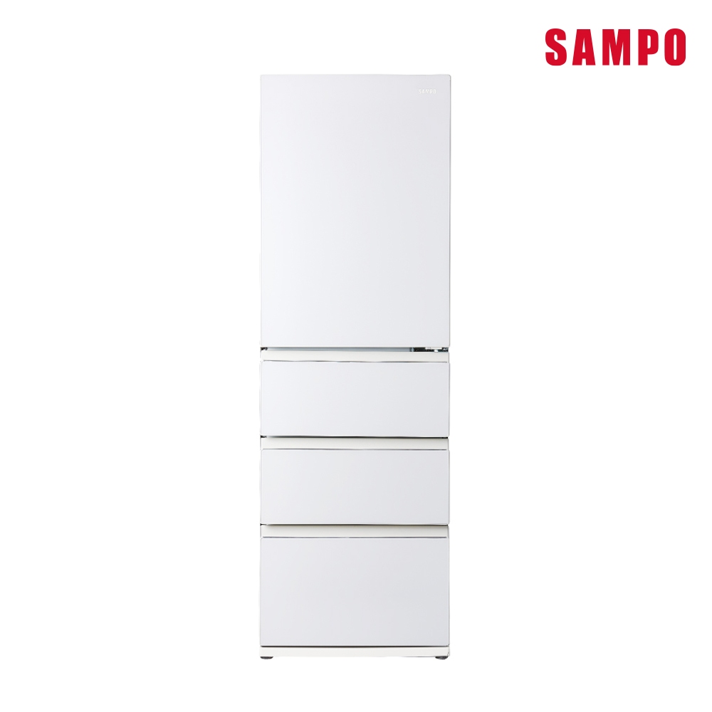 【送32CM炒鍋】SAMPO聲寶 480公升1級變頻窄身4門冰箱 SR-C48GDD (自動製冰/下冷凍) 含基本安裝