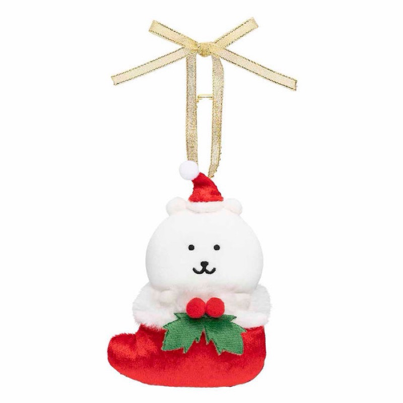 現貨 自嘲熊 對自己吐槽的白熊 Nagano 聖誕節 星星 花圈 娃娃