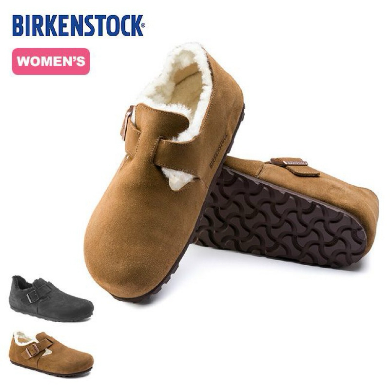 勃肯 倫敦 羊毛 EU37 窄版 全新BIRKENSTOCK  London羊毛麂皮鞋