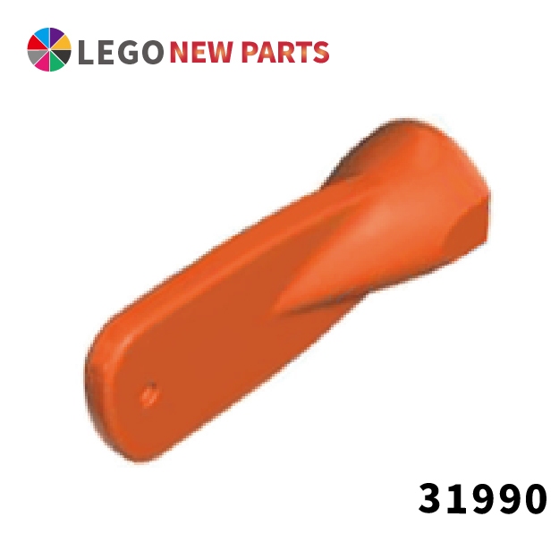 【COOLPON】正版樂高 LEGO 人偶配件 船槳 槳頭 划槳 31990 3343 6470072 紅橘色