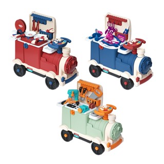 【臺灣現貨】滑行火車家家酒 廚房玩具 醫生玩具 滑步車 滑行火車 兒童禮物 騎乘玩具 益智遊戲 頑玩具