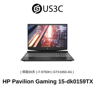 HP 15-dk0159TX 15吋 FHD i7-9750H 8G 512G SSD + 1T GTX1650-4G